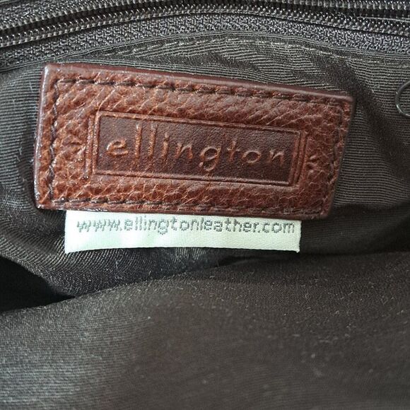 Ellington Sling Shoulder Leather Bag Messenger Pack Men Travel Crossbody Pouch - Picture 10 of 11